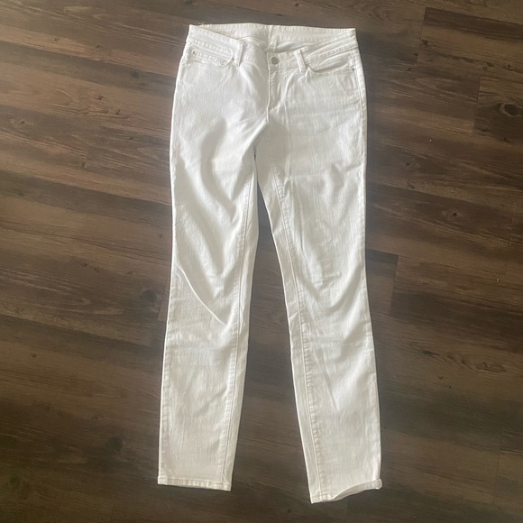 Ann Taylor TALL White Jeans Pants - Picture 2 of 3